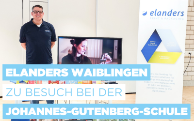 Elanders Waiblingen zu Gast beim Azubitag an der Johannes-Gutenberg-Schule in Stuttgart